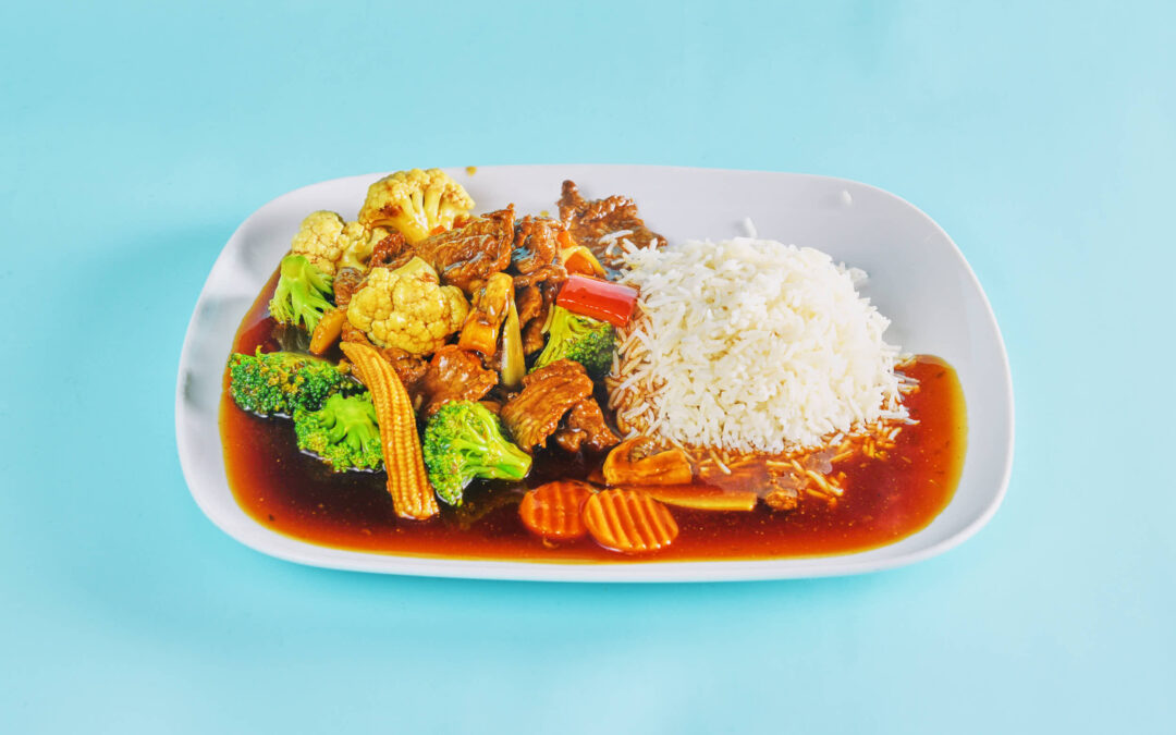 BIFF MED BROKKOLI /189,-  I øster saus.