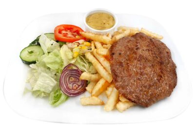 LØVBIFF /189,-  med bearnaise saus, salat og pommes